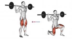 Barbell Rear Lunge