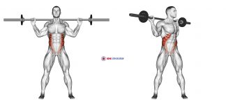 Barbell Standing Twist