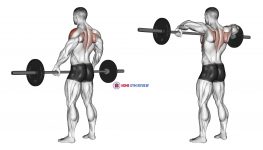 Barbell Wide-grip Upright Row