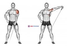 Cable One Arm Lateral Raise