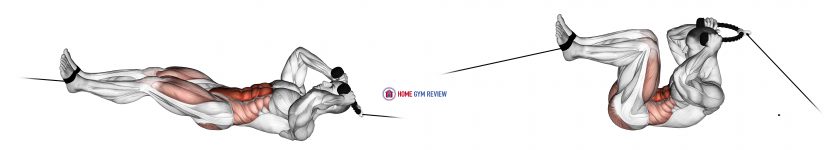 Cable Tuck Reverse Crunch