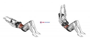 Crunch (arms straight)