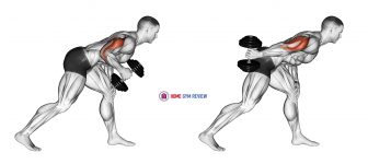 Dumbbell One Arm Kickback