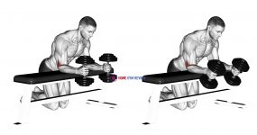 Dumbbell Over Bench Neutral Wrist Curl