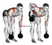 Kettlebell Alternating Row