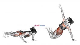 Rotate Push-up (on knees)