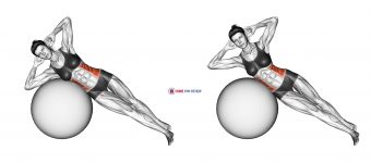 Side Bend (on stability ball)
