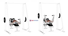 Smith Decline Bench Press