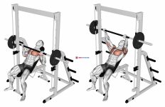 Smith Incline Bench Press