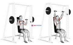 Smith Seated Shoulder Press