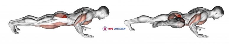 Spider Crawl Push up