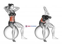 Spinal Stretch (on stability ball)