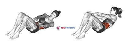 Twisting Crunch (arms straight)