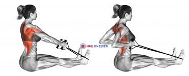 Band straight-back seated row