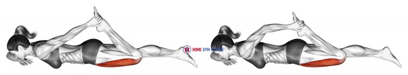 Quadriceps lying stretch