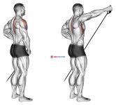 Band front lateral raise