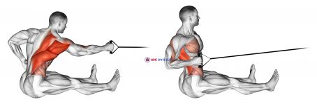 Band One Arm Twisting Seated Row