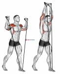 Band shoulder press