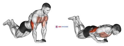 Diamond Push-up (on knees)