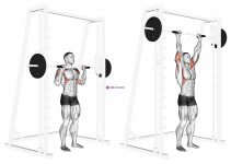 Smith Standing Shoulder Press