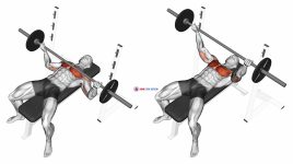Barbell Wide Reverse Grip Bench Press