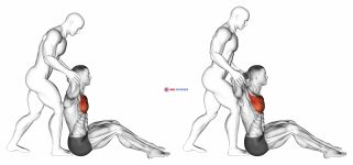 Behind Head Chest Stretch