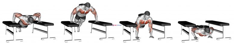 Weighted Drop Push Up