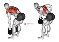 Kettlebell Two Arm Row