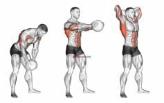 Medicine Ball Catch and Overhead Throw
