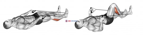 Calf Stretch with Rope