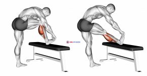 Standing Gastrocnemius Calf Stretch