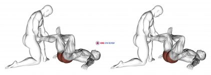 Assisted Lying Gluteus And Piriformis Stretch