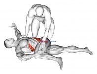 Assisted Oblique Glute Minimus And Medius Stretch