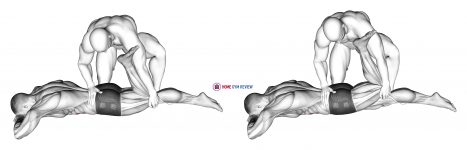 Assisted Prone Rectus Femoris Stretch