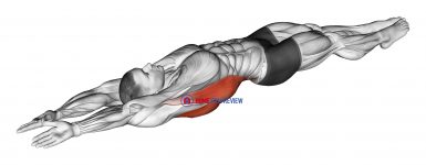 Lying whole body stretch