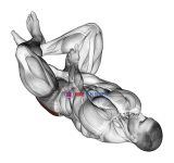 Reclining Lower Trunk Extensor Stretch