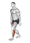 Standing Heel Back Achilles Stretch