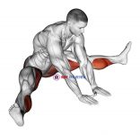 Seated Knee Flexor And Hip Adductor Stretch