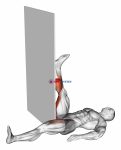 Recumbent Knee Flexor Stretch