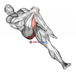 Lying Cross Over Knee Pull Up Stretch