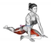 Lying Leg Tuck Hip Stretch