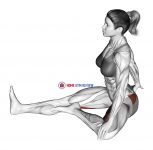 Sitting One Leg External Stretch