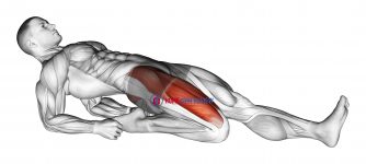 Single Lean Back Quadriceps Stretch