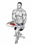 Seated Toe Flexor Stretch
