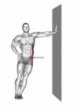 Standing Lower Trunk Lateral Flexor Stretch