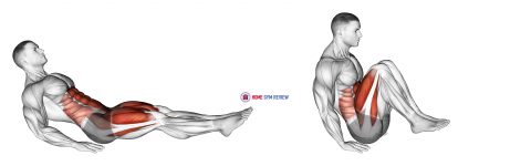 Seated In Out Leg Raise on Floor