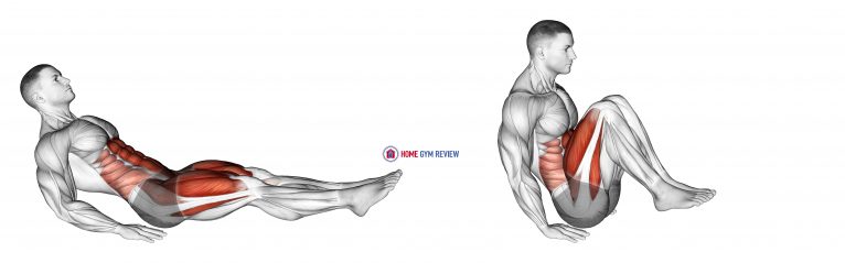 Seated In Out Leg Raise on Floor - Home Gym Review