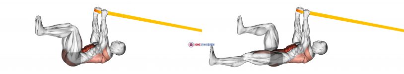 Resistance Band Upper Body Dead Bug