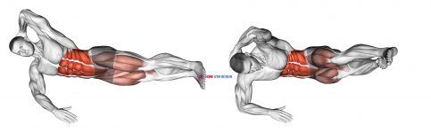 Oblique V-up on Floor