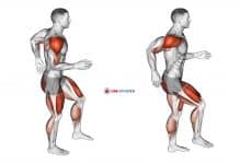 Quickly Trot in place